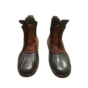 Baffin Waterproof Rain Snow Ankle Duck Boots Brown Women's Size 9 Canadian Made